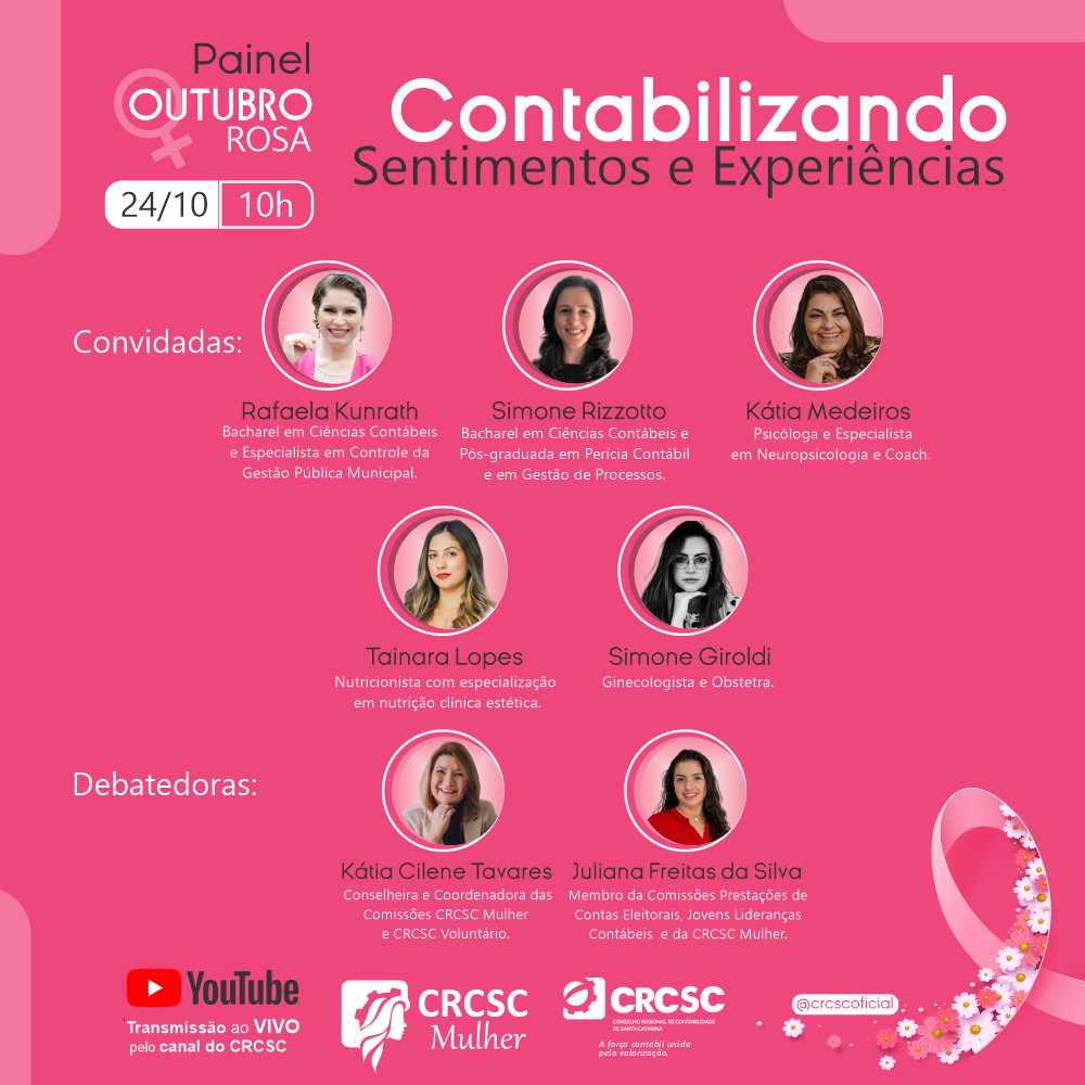 outubro-rosa-crcsc-traz-painel-com-profissionais-da-saude-e-historias-inspiradoras