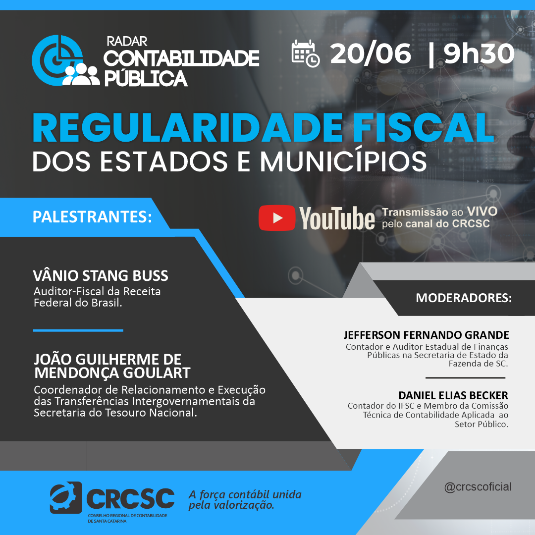 regularidade-fiscal-como-chave-para-o-desenvolvimento-sera-tema-do-radar-contabilidade-publica-promovido-pelo-crcsc